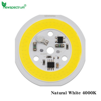COB izzó LED Chip 9W 12W 15W vezető nélküli kerek fénygyöngyök AC 220V-240V barkácsolás LED alsó lámpához hideg/meleg fehér fényű spotlámpa