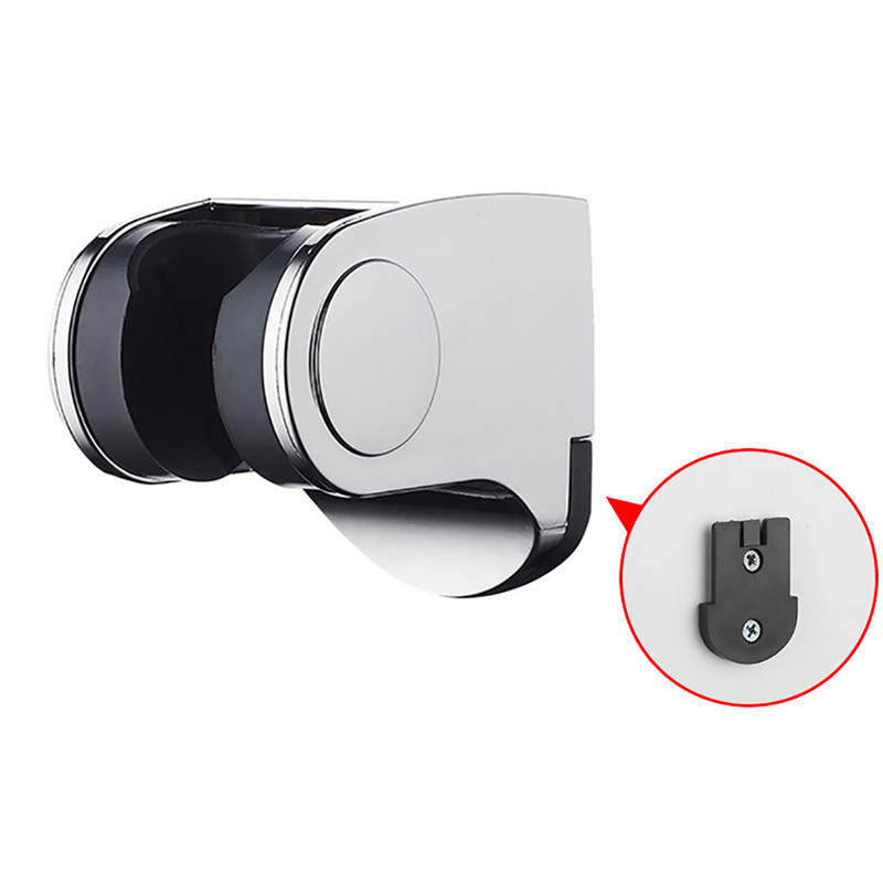 Βάση βάσης ντουζιέρας 1 τεμ. Βάση ακουστικού κεφαλής ντους Βάση τοίχου χρωμίου Βάση βάσης αναρρόφησης Αξεσουάρ μπάνιου σπιτιού