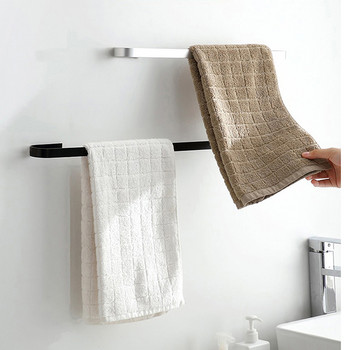 Βάση για πετσέτες 25 εκ. Ανοξείδωτη ράγα επιτοίχιας θήκη για πετσέτες Κρεμάστρα οργάνωσης αποθήκευσης Μοντέρνα αξεσουάρ μπάνιου