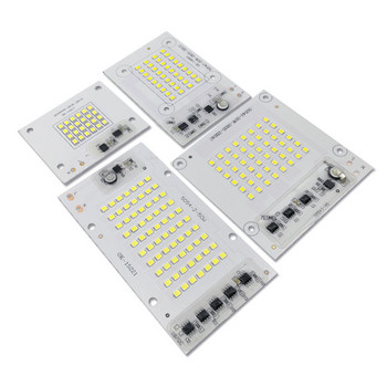 Smart IC SMD LED Chips Lamp 10W 20W 30W 50W Pure White SMD 2835 AC 220V 5054 DIY for Outdoor Floodlight Outdoor Garden Light