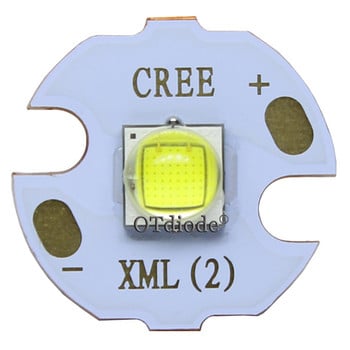 10W Cree XLamp XM-L2 XML2 T6 Студено неутрално топло бяло Висока мощност LED диод за излъчване на светлина за фенерче с 20 мм печатна платка