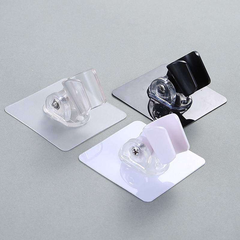 Naudingas reguliuojamas poliruotas lipnus rankinis įsiurbimas be gręžimo dušo galvutės laikiklis Dušo galvutės stovas Reguliuojamas be smūgių