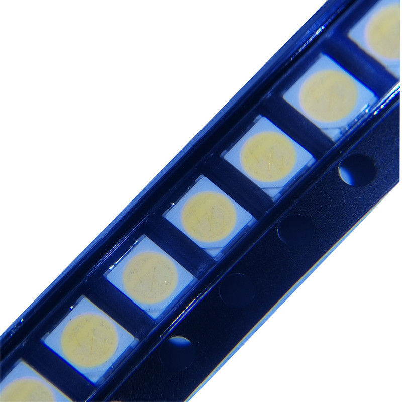 100PCS/Παρτίδα 3528 SMD LED 2835 6V Cool White 1,5W 2,8*3,5 Για Εφαρμογή οπίσθιου φωτισμού LCD τηλεόρασης Jufei