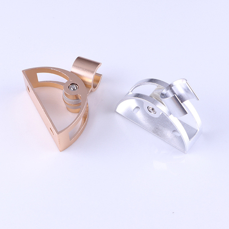 1 ΤΕΜ. Αλουμινένια βάση ντουζιέρας Ρυθμιζόμενη βάση στήριξης ντους επιτοίχιας στήριξης για αξεσουάρ μπάνιου