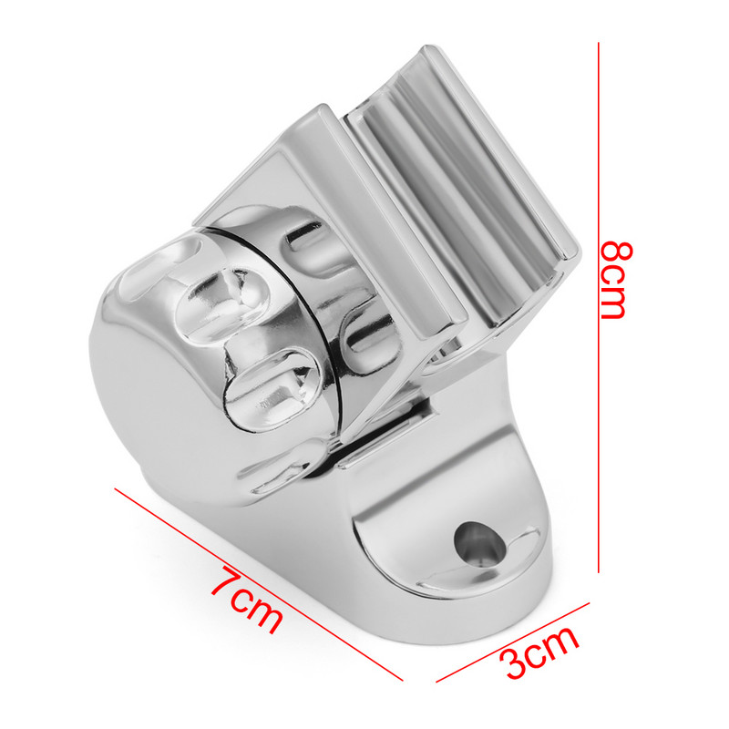 ABS Ασημένιο Στήριγμα ντουζιέρας Περιστρεφόμενο στήριγμα τοίχου Βάση ψεκαστήρα υψηλής ποιότητας Εξοπλισμός σπιτιού Εξοπλισμός μπάνιου 7*8*3cm Ζεστό