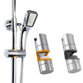 Dušo laikiklis Dušo bėgelio laikiklis Reguliuojamas 22–25 mm ABS chromuotas dušo galvutės laikiklis Vonios kambario priedai universalūs