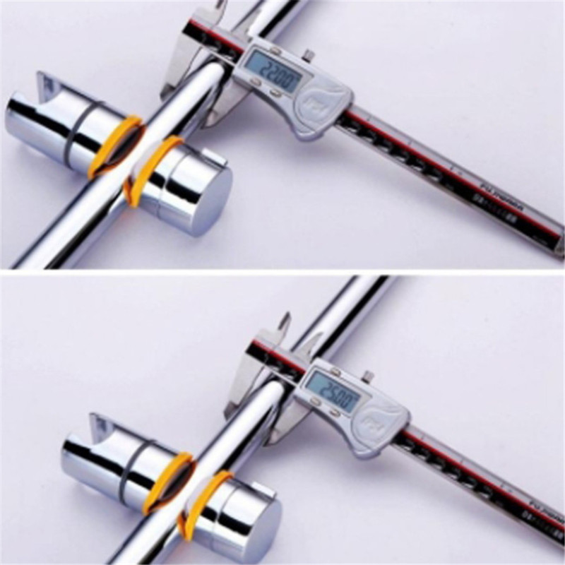 Dušo laikiklis Dušo bėgelio laikiklis Reguliuojamas 22–25 mm ABS chromuotas dušo galvutės laikiklis Vonios kambario priedai universalūs