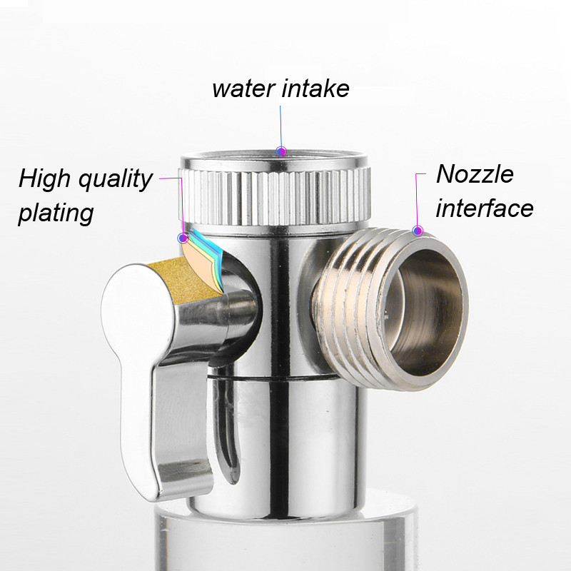 Επέκταση βρύσης νιπτήρα μπάνιου Εξωτερική κεφαλή ντους Νιπτήρας βρύσης Διαιρέτης νερού ψεκαστήρας μπιντέ για πλύσιμο μαλλιών Καθαρισμός τουαλέτας