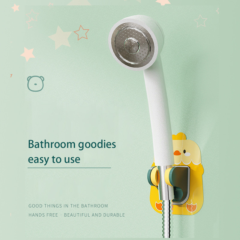 Vonios animacinių filmų dušo laikiklis fiksuota sėdynė dušo galvutės purkštuvai Reguliuojami dušo priedai Vaikų dušo vonios stovas