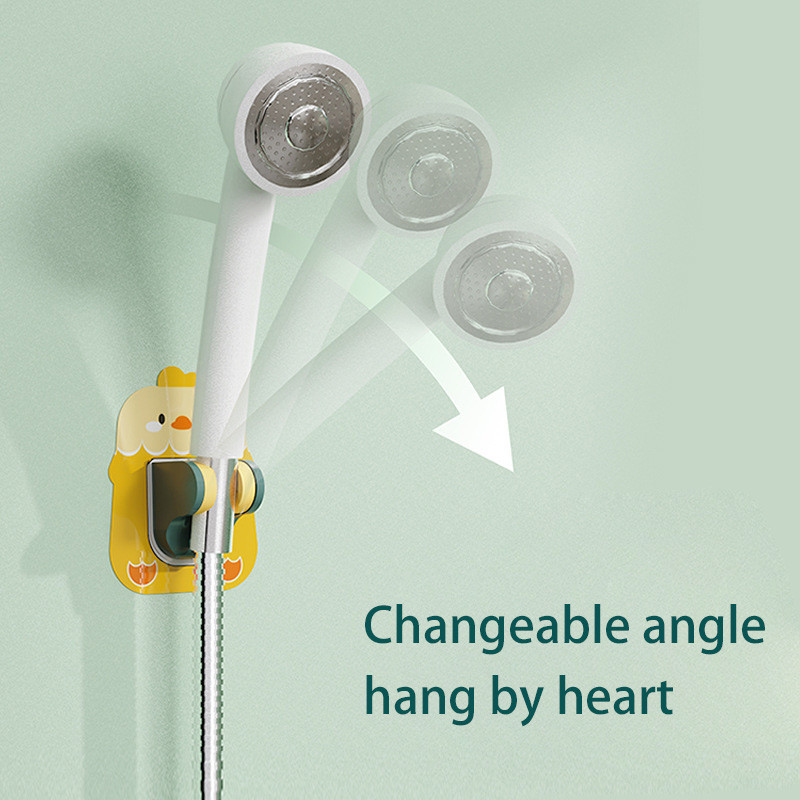 Vonios animacinių filmų dušo laikiklis fiksuota sėdynė dušo galvutės purkštuvai Reguliuojami dušo priedai Vaikų dušo vonios stovas