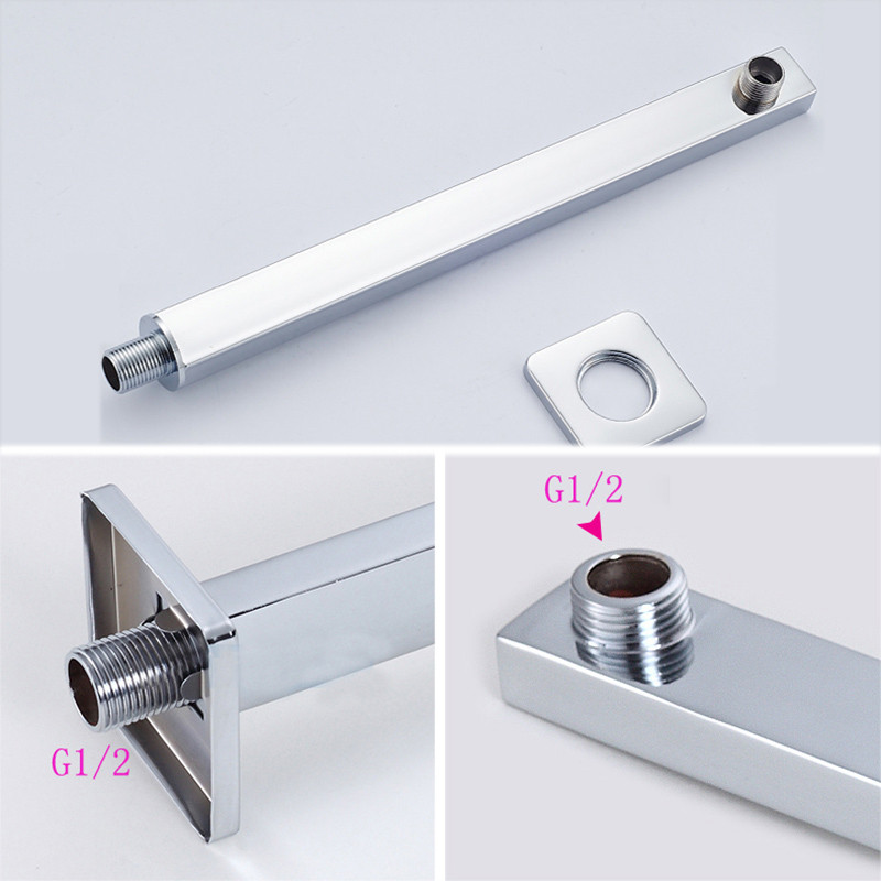 Suguword Επιτοίχιος βραχίονας ντους μπάνιου για κεφαλή ντους Χρώμιο /βουρτσισμένο νικέλιο /χρυσό / μαύρο ματ αξεσουάρ μπάνιου