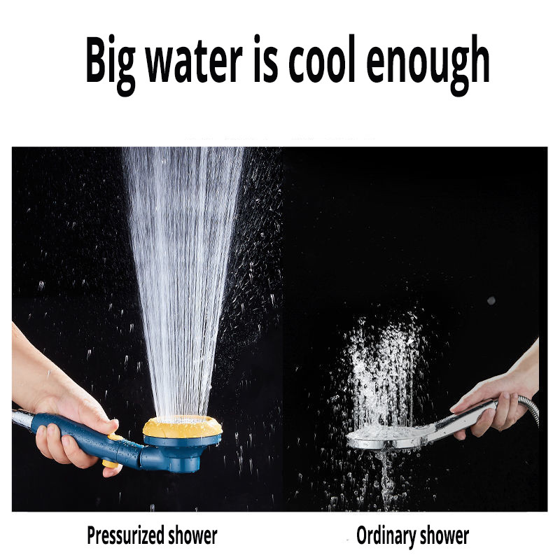 360 Περιστρεφόμενη κεφαλή ντους βροχής 3 Λειτουργίες Ρυθμιζόμενη κεφαλή ντους υψηλής πίεσης Διακόπτης εξοικονόμησης νερού Αξεσουάρ ντους