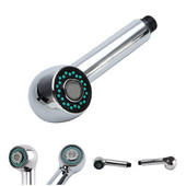 Virtuvinio purkštuvo keitimas dušo galvutė 1/2 colio sriegis purškiamas kriauklės maišytuvas dušo antgalio keitimas 1/2 colio sriegis 1 vnt GRSA889