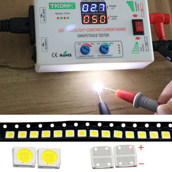 TKDMR 100/50бр. JF LED подсветка с голяма мощност 2W 3030 6V ток 250MA Цветна температура 10000-20000k за приложение на LCD телевизор