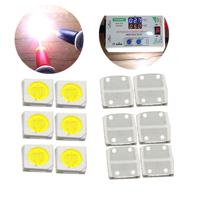 TKDMR 100/50pcs JF LED Backlight High Power 2W 3030 6V Current 250MA Color Temperature 10000-20000k For Lcd TV Εφαρμογή