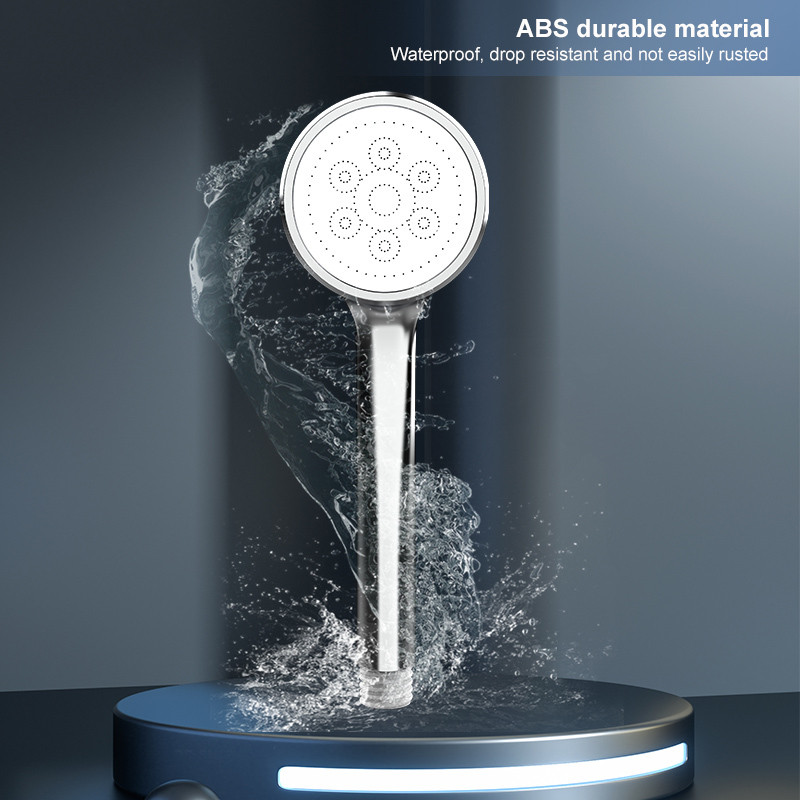 EHEH Turbo SPA Κεφαλή ντους Υψηλής πίεσης Εξοικονόμηση νερού Υπό πίεση ντους Κεφαλή ντουζιέρας ABS Αξεσουάρ μπάνιου χρωμίου
