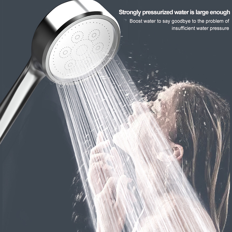 EHEH Turbo SPA Κεφαλή ντους Υψηλής πίεσης Εξοικονόμηση νερού Υπό πίεση ντους Κεφαλή ντουζιέρας ABS Αξεσουάρ μπάνιου χρωμίου