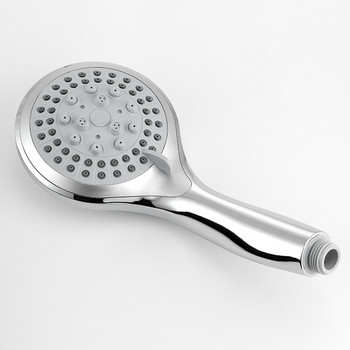 Zhangji 5-функционална кръгла душ слушалка за дъждовен душ с маркуча за душ Поставка за душ за баня Най-високо качество Два цвята Изпратете на случаен принцип