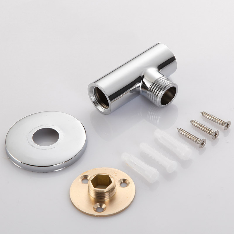 1 τεμ. Επιτοίχιος βραχίονας ντους οροφής από ανοξείδωτο ατσάλι Υλικό επιχρωμιωμένο αξεσουάρ ντουζιέρας μπάνιου