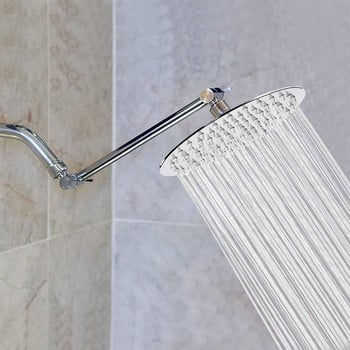 Изцяло медно регулируемо лакътно рамо за душ Меден свързващ прът за душ 11-инчов душ с удължителен прът Аксесоари за баня