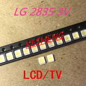 100db LG High Power 2835 SMD LED-ekhez Diódák Televízió Super Bright Diodo SMD LED 1210 3528 1W 100LM Cool White TV Háttérvilágítás