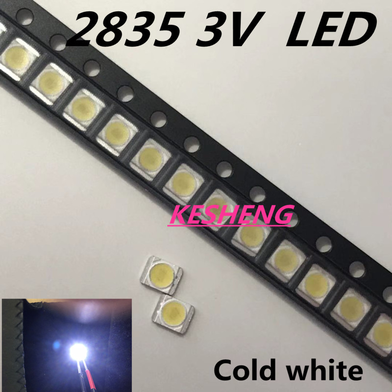 100 τμχ Για LG High Power 2835 SMD LED Διόδους Τηλεόραση Super Bright Diodo SMD LED 1210 3528 1W 100LM Cool White TV Backlight