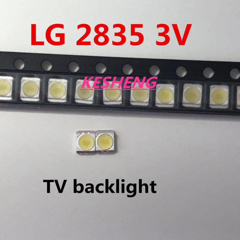 100 τμχ Για LG High Power 2835 SMD LED Διόδους Τηλεόραση Super Bright Diodo SMD LED 1210 3528 1W 100LM Cool White TV Backlight