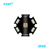 Továbbfejlesztett UVC LED lámpagyöngyök UV fertőtlenítő berendezésekhez 265-285 nm SMD Chip LED mélylila ultraibolya fények UVA+UVC / UVC