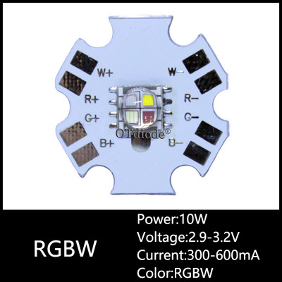 10 DB 3W 5W 10W CREE XML XPE XPG XTE LED Warm whtie, FEHÉR RGB nagy teljesítményű LED chip 20 mm-es PCB-n