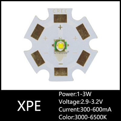 10 DB 3W 5W 10W CREE XML XPE XPG XTE LED Warm whtie, FEHÉR RGB nagy teljesítményű LED chip 20 mm-es PCB-n