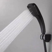 300 lyukú nagynyomású fekete zuhanyfej túlnyomásos esős zuhanyfej Víztakarékos spray fúvóka fürdőszobai erősítő zuhany