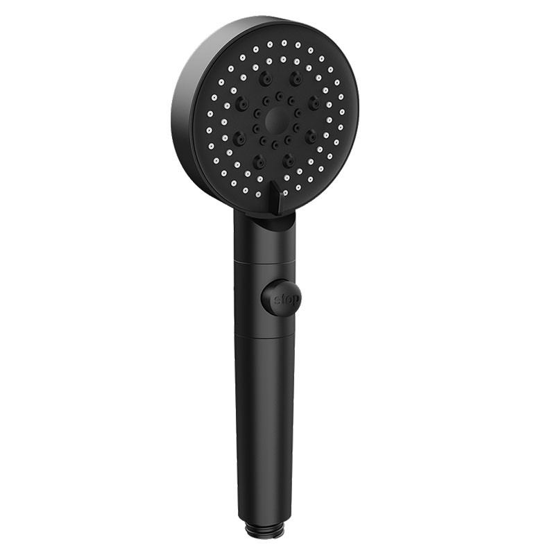 5 Λειτουργίες Μαύρη κεφαλή ντουζιέρας Βροχόπτωση Υψηλή πίεση νερού Εξοικονόμηση Ρυθμιζόμενη θήκη ντουζιέρας Κουμπί στάσης Αξεσουάρ μπάνιου