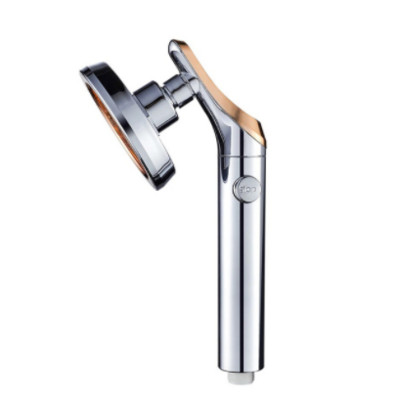 Dušo galvutė Vonios kambarys Besisukančios aukšto slėgio vandenį taupančios rankinės dušo galvutės Reguliuojamas stabdymo mygtukas Vandens lietaus dušo galvutės