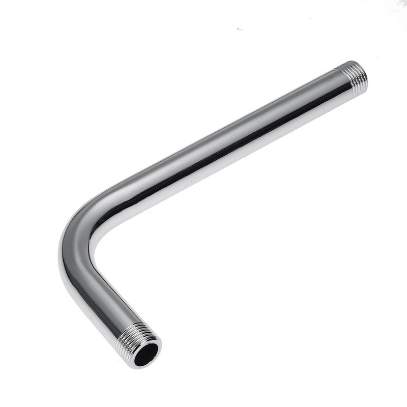 30/40/50cm Κιτ επέκτασης βραχίονα ντουζιέρας από ανοξείδωτο ατσάλι 90° Επιτοίχιο σωλήνας Βραχίονας ντους βροχής για εξοπλισμό μπάνιου