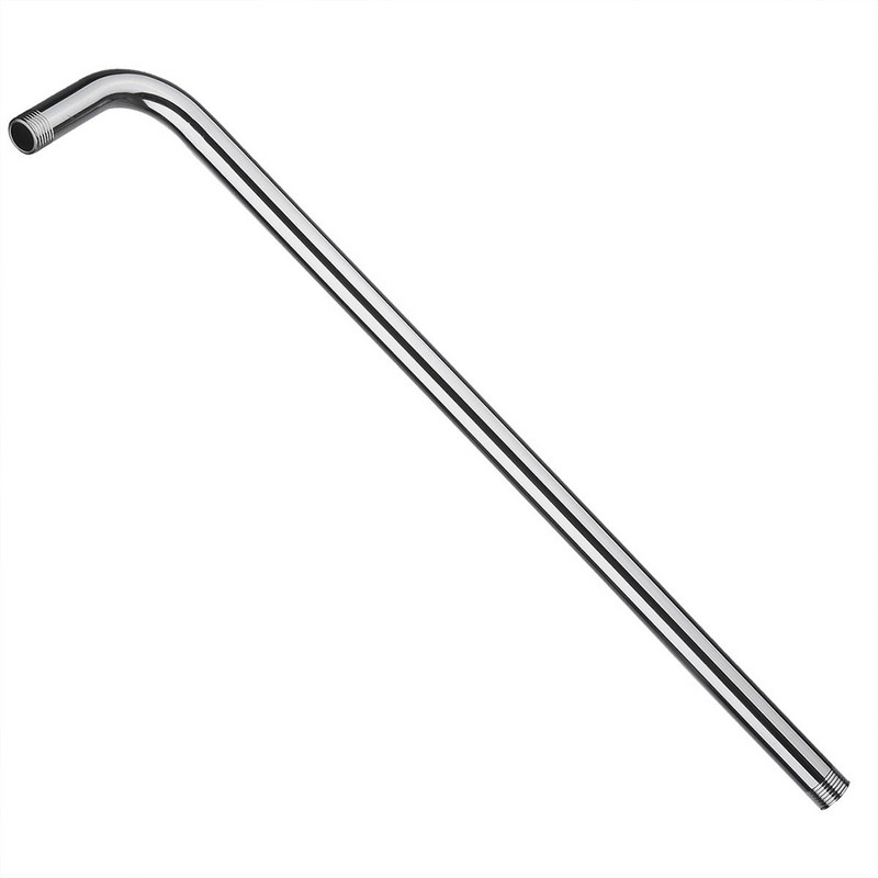 30/40/50cm Κιτ επέκτασης βραχίονα ντουζιέρας από ανοξείδωτο ατσάλι 90° Επιτοίχιο σωλήνας Βραχίονας ντους βροχής για εξοπλισμό μπάνιου