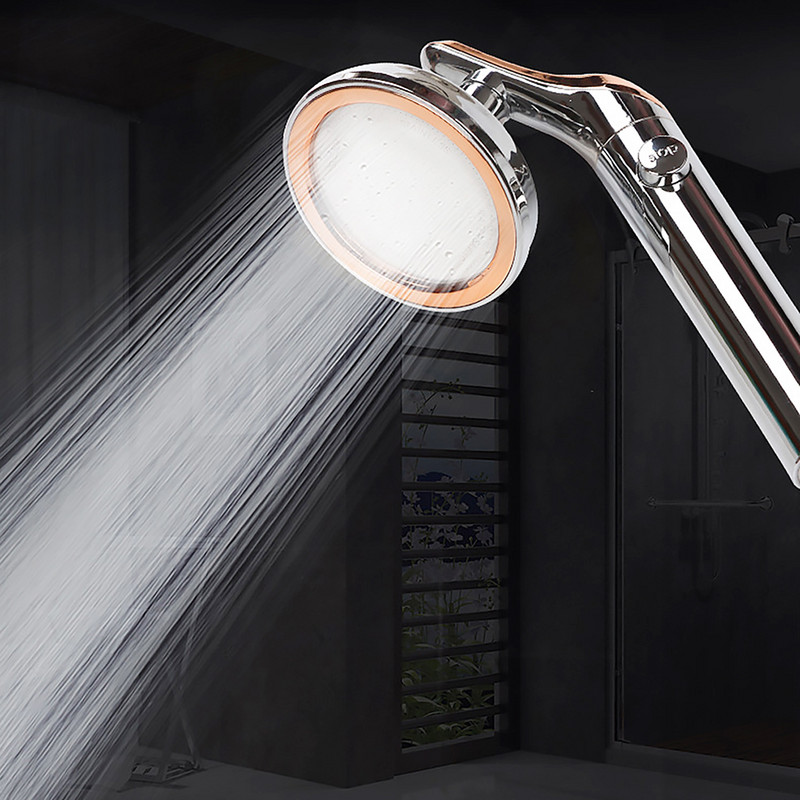 Ρυθμιζόμενη ΜΠΑΝΙΟΥ ΚΕΦΑΛΗ ΝΤΟΥΣ ΜΠΑΝΙΟΥ ΜΠΑΝΙΟΥ Μοντέρνο αξεσουάρ Εξαρτήματα μπάνιου υψηλής πίεσης κεφαλή ντους Jetting SPA ακροφύσιο ABS