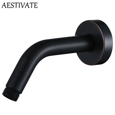 Nerūdijančio plieno dušo rankena Sidabrinė chromuota sieninė dušo galvutės ilginimo vamzdis Vonios kambario priedai Maišytuvo keitimas