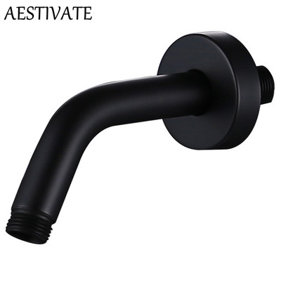 Nerūdijančio plieno dušo rankena Sidabrinė chromuota sieninė dušo galvutės ilginimo vamzdis Vonios kambario priedai Maišytuvo keitimas