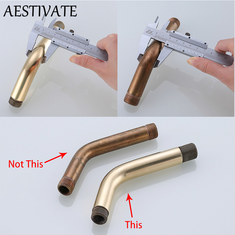 Nerūdijančio plieno dušo rankena Sidabrinė chromuota sieninė dušo galvutės ilginimo vamzdis Vonios kambario priedai Maišytuvo keitimas