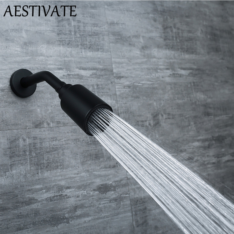 Nerūdijančio plieno dušo rankena Sidabrinė chromuota sieninė dušo galvutės ilginimo vamzdis Vonios kambario priedai Maišytuvo keitimas