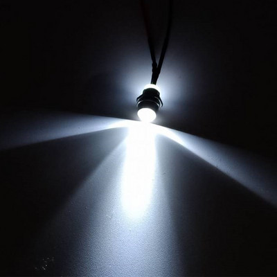 5db 8 mm-es előre vezetékes LED-ek Izzókibocsátó dióda jelzőlámpák 12 mm-es panelre szerelhető 3V 5V6V 9V 12V 24V 36V 48V 110V 220V