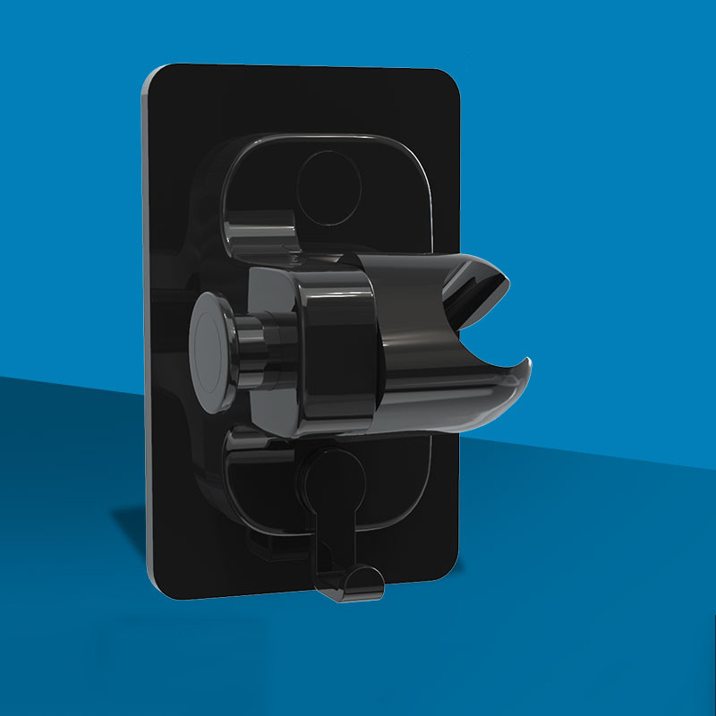 Καθολική βάση ντουζιέρας με γάντζο τοίχου χωρίς διάτρηση οικιακής ρυθμιζόμενης βάσης ντους Αυτοκόλλητα αξεσουάρ μπάνιου