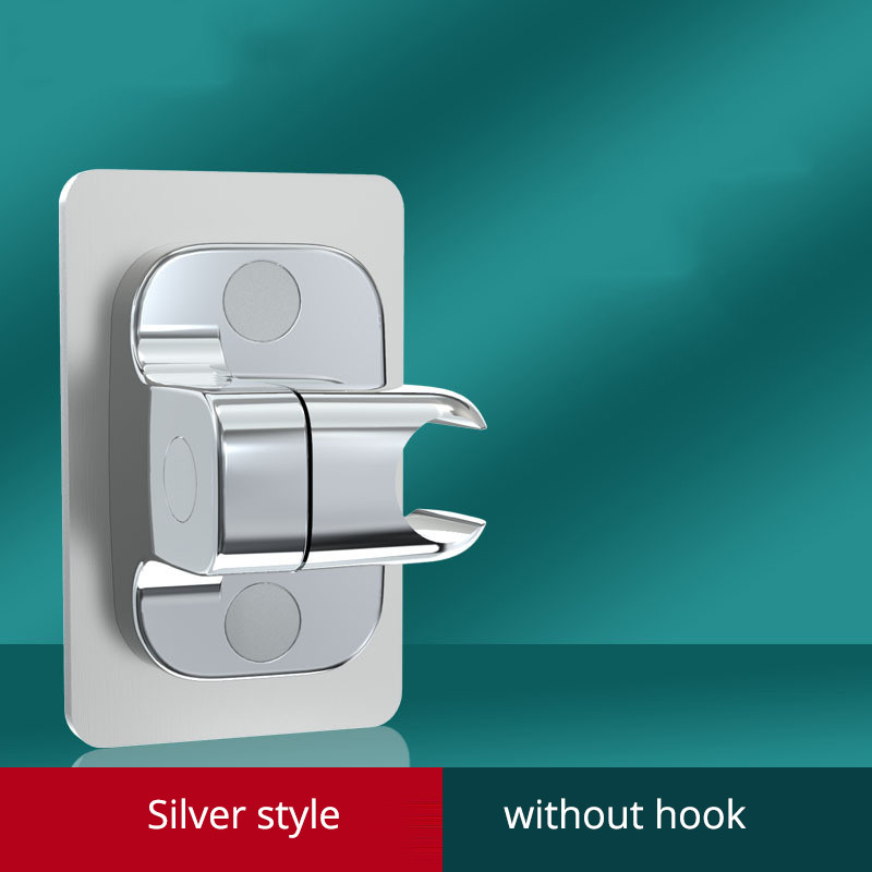 Καθολική βάση ντουζιέρας με γάντζο τοίχου χωρίς διάτρηση οικιακής ρυθμιζόμενης βάσης ντους Αυτοκόλλητα αξεσουάρ μπάνιου