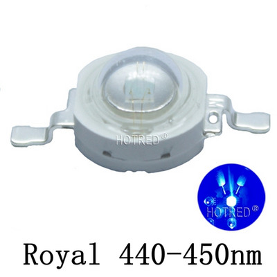 50db LED 1W 3W 3V nagy teljesítményű lámpagyöngy Chip Hideg Semleges Meleg Fehér 10000K 20000K 30000K Királykék Rózsaszín Blubs Downlight