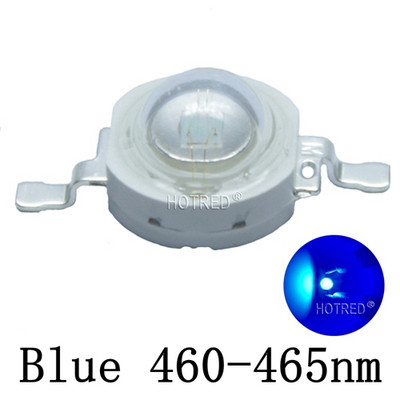 50db LED 1W 3W 3V nagy teljesítményű lámpagyöngy Chip Hideg Semleges Meleg Fehér 10000K 20000K 30000K Királykék Rózsaszín Blubs Downlight