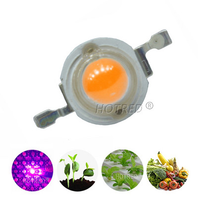 50db LED 1W 3W 3V nagy teljesítményű lámpagyöngy Chip Hideg Semleges Meleg Fehér 10000K 20000K 30000K Királykék Rózsaszín Blubs Downlight