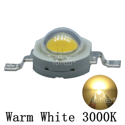 50db LED 1W 3W 3V nagy teljesítményű lámpagyöngy Chip Hideg Semleges Meleg Fehér 10000K 20000K 30000K Királykék Rózsaszín Blubs Downlight