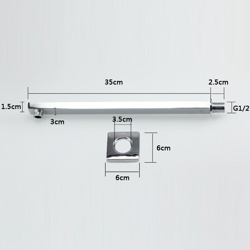 Μαύρο ματ μήκους 38cm Conseal Εγκατάσταση ντουζιέρας Σταθερός συνδετικός σωλήνας Επιτοίχιος βραχίονας ντους για κεφαλή ντους Αξεσουάρ ντους