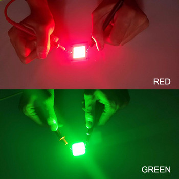 5 бр./лот 4040 20w-50w мощен 12v COB светлинен матричен чип на светодиодна крушка Бяло Синьо Зелено Червено Кехлибарено от фабриката
