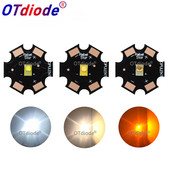 10 DB LUXEON Rebel ES 3W nagy teljesítményű LED fénykibocsátó chip dióda fehér meleg fehér sárga 3,2-3,4 V 700 mA 20 mm-es PCB